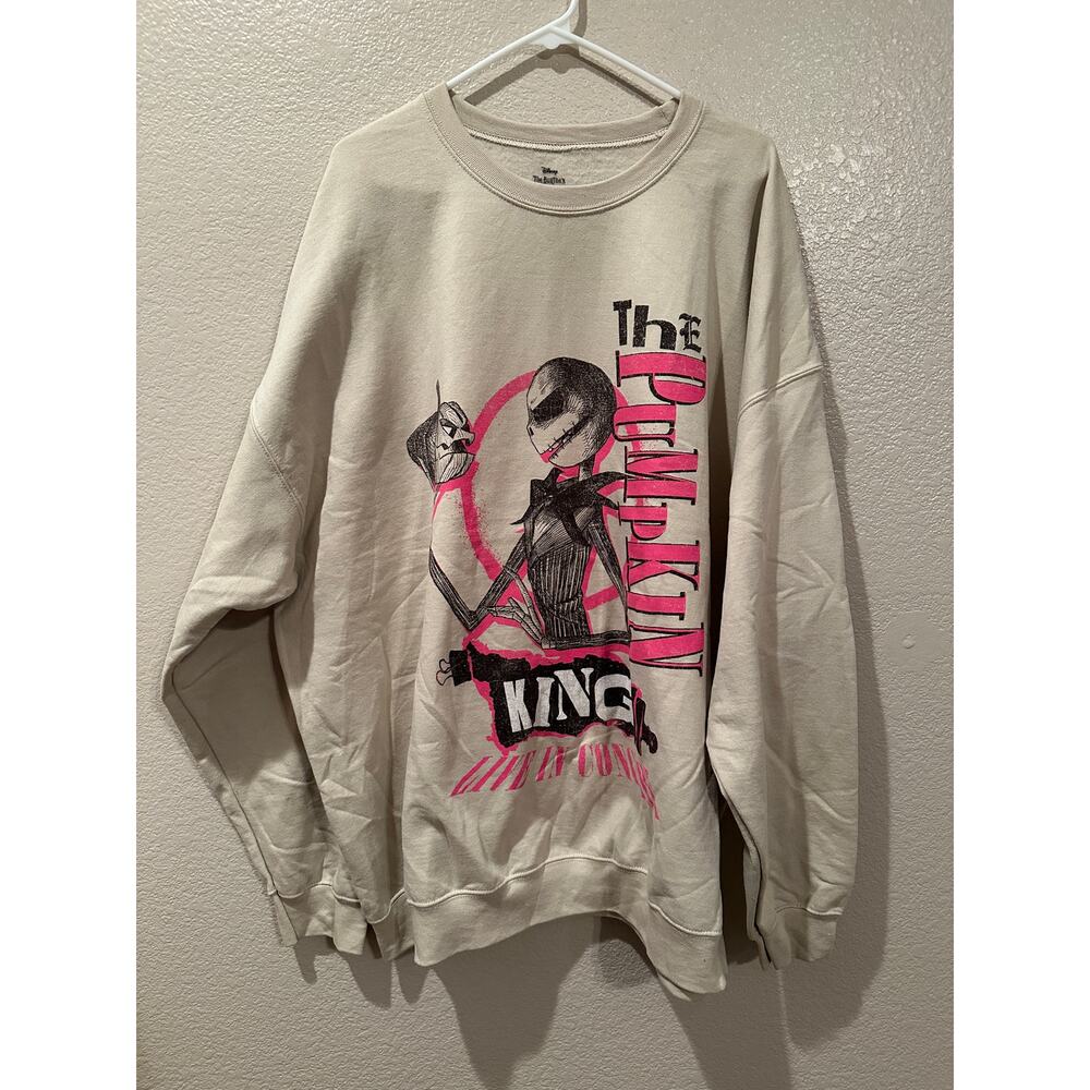 NWOT Disney NBC Nightmare before Christmas Jack Skellington Pumpkin King XL XXXL